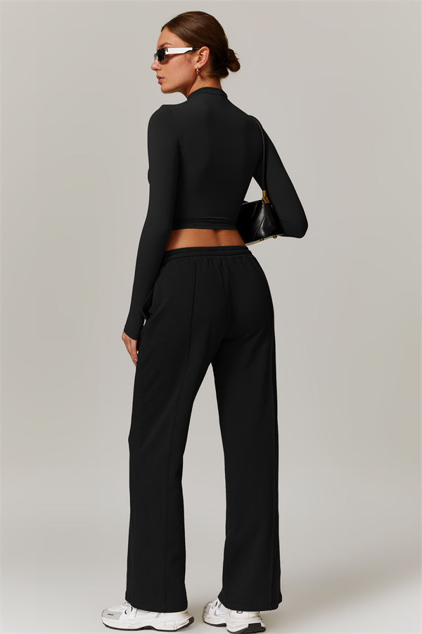 Elegant Compression Long-Sleeve Top