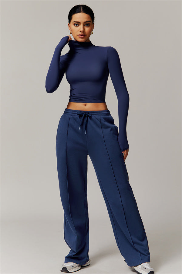 Elegant Compression Long-Sleeve Top