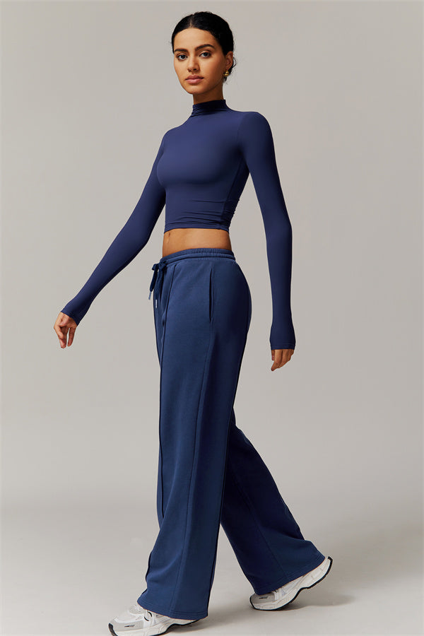 Elegant Compression Long-Sleeve Top
