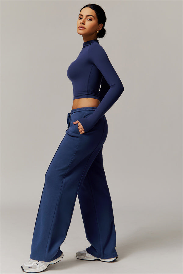 Elegant Compression Long-Sleeve Top