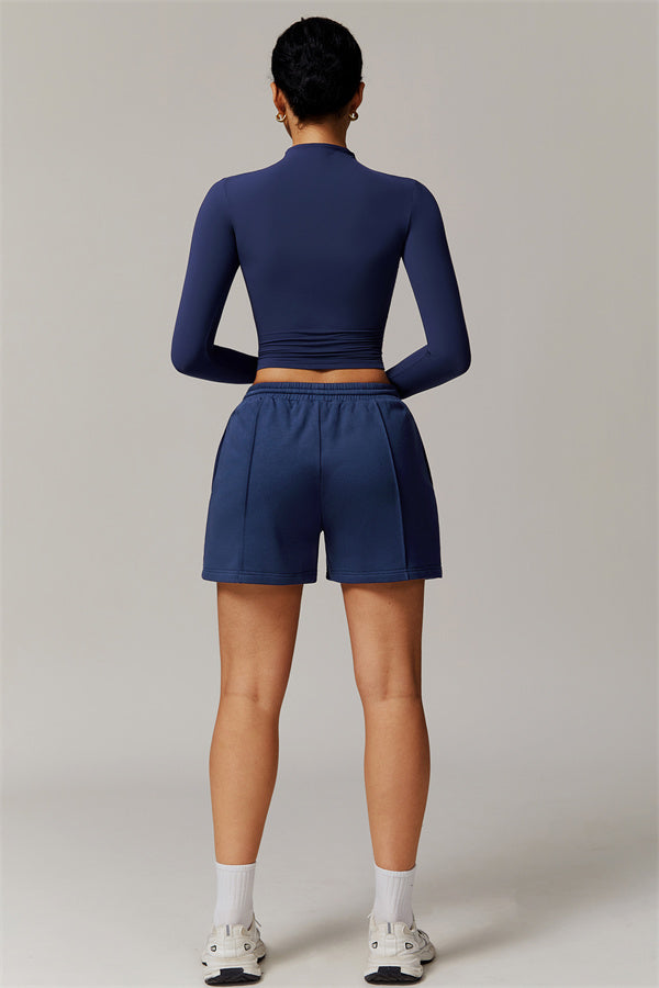 Elegant Compression Long-Sleeve Top