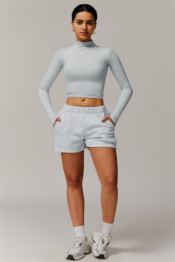 Elegant Compression Long-Sleeve Top