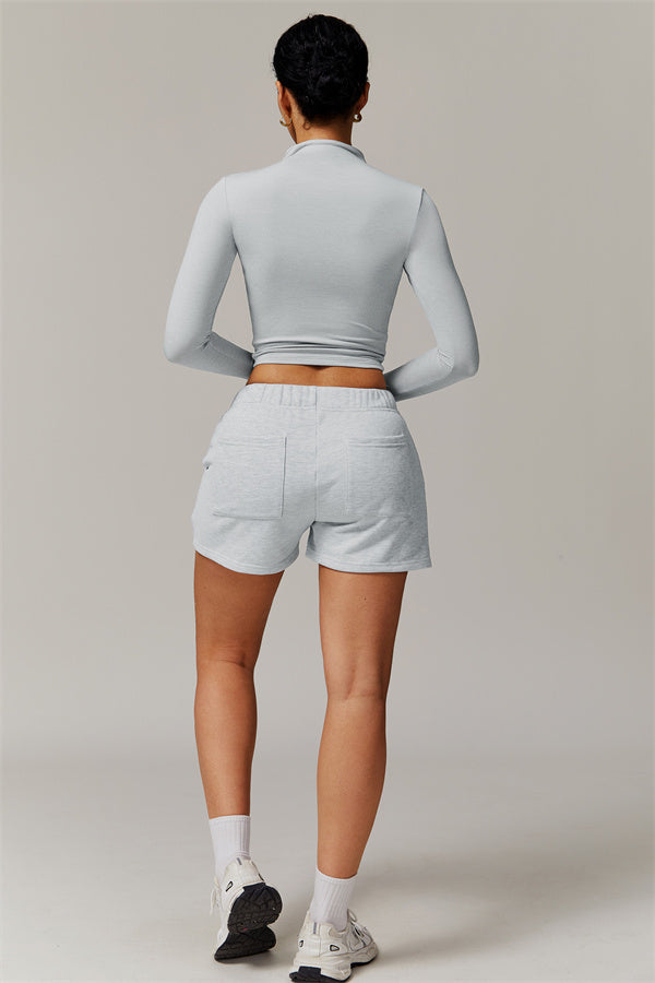 Elegant Compression Long-Sleeve Top