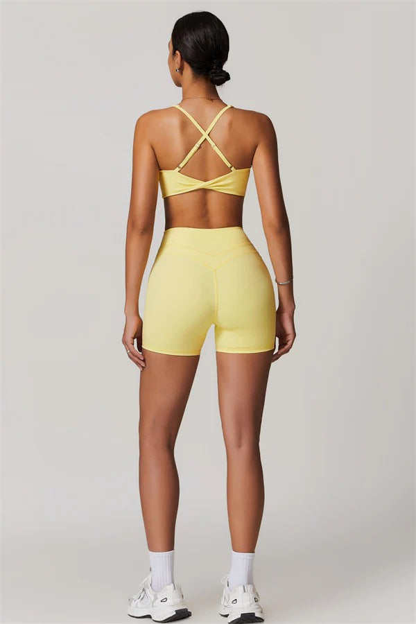 High-Waisted Contour Performance Shorts
