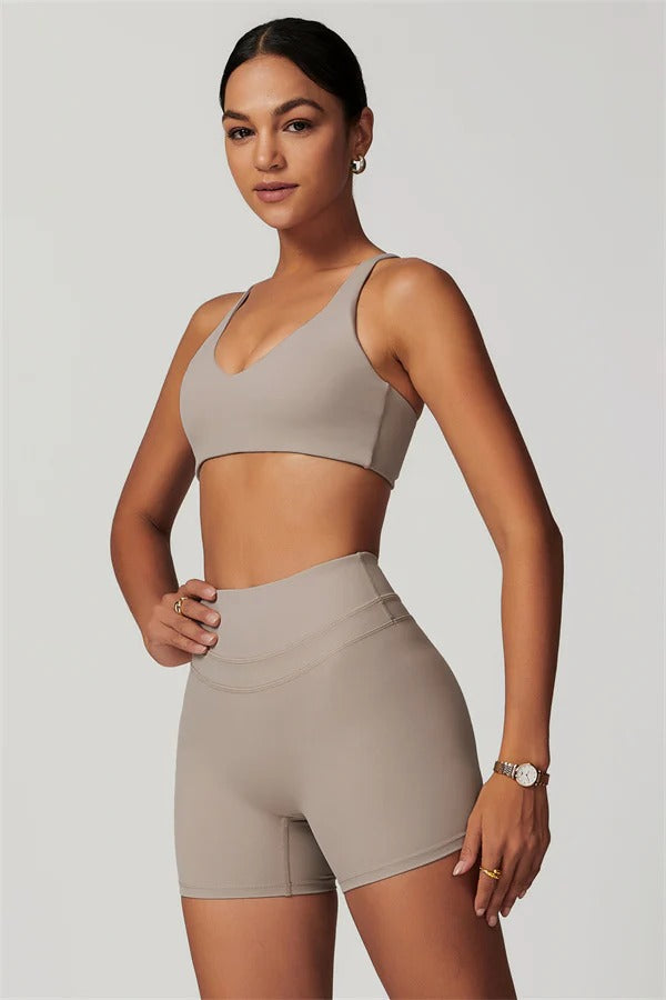 High-Waisted Contour Performance Shorts