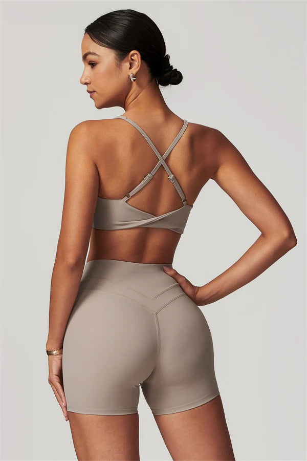 High-Waisted Contour Performance Shorts