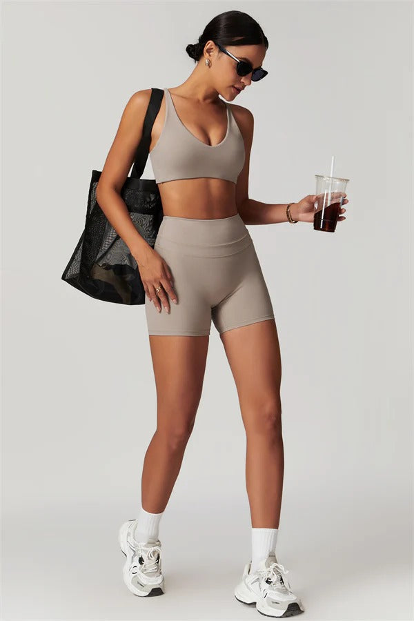 High-Waisted Contour Performance Shorts