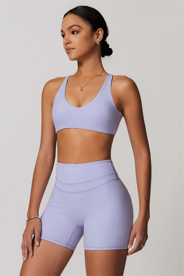 High-Waisted Contour Performance Shorts