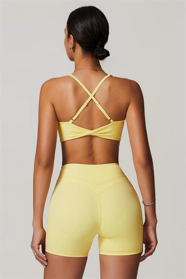 High-Waisted Contour Performance Shorts
