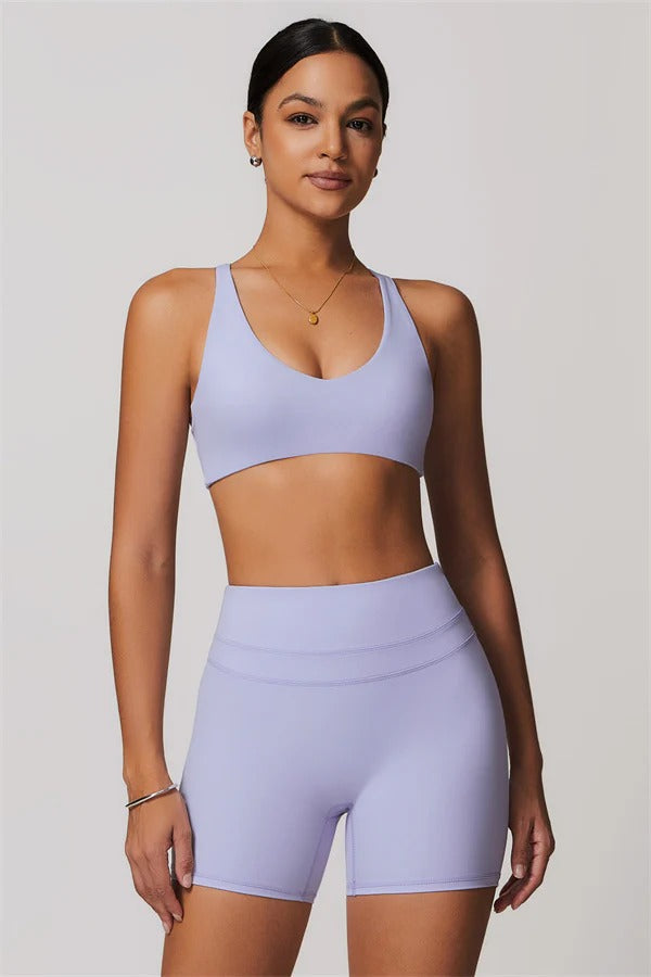 High-Waisted Contour Performance Shorts