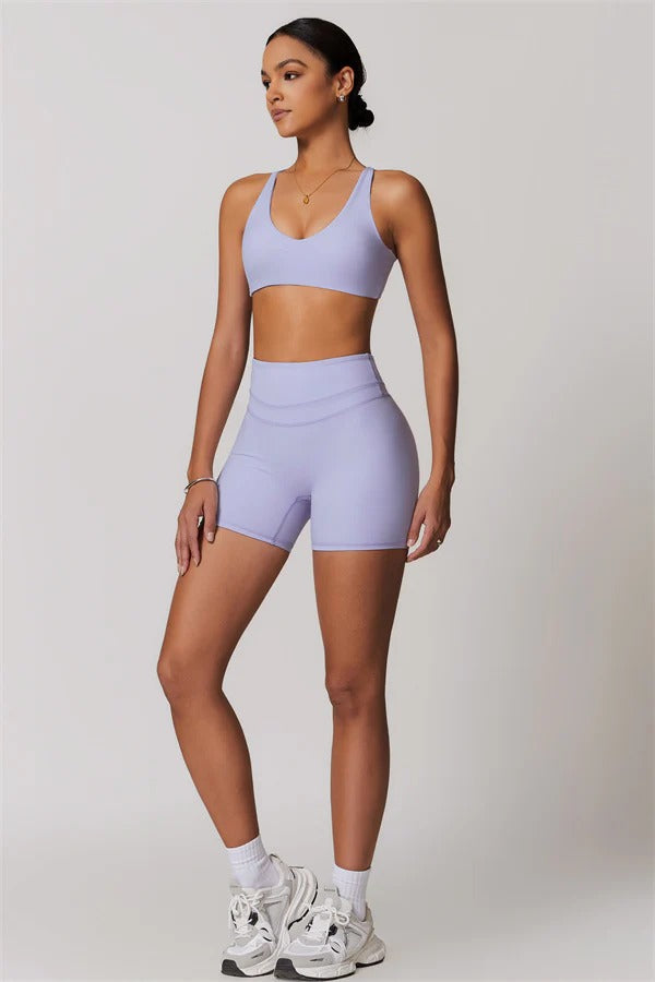 High-Waisted Contour Performance Shorts
