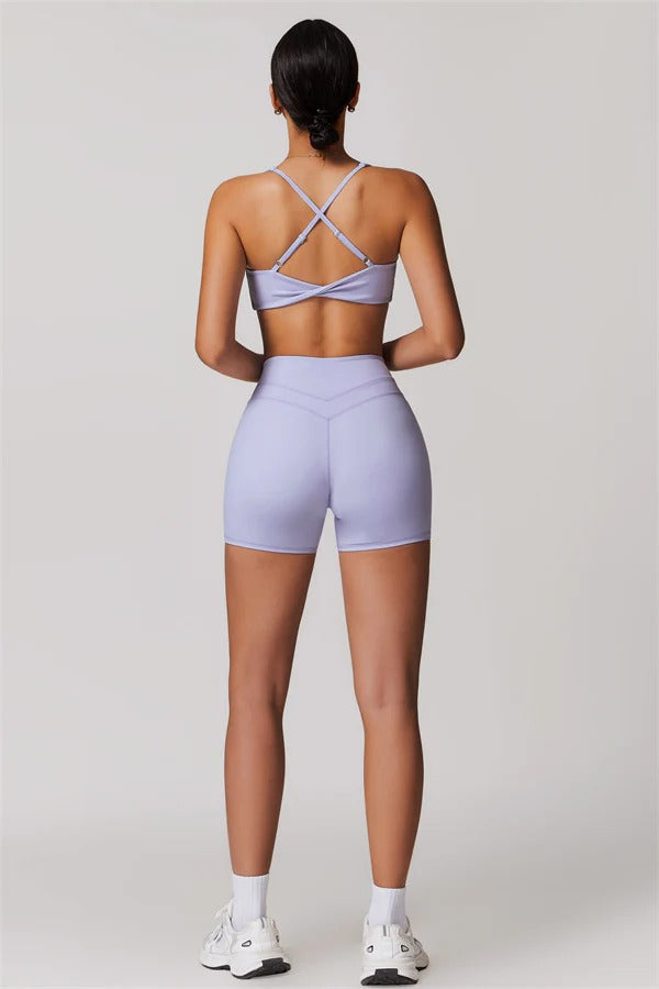 High-Waisted Contour Performance Shorts