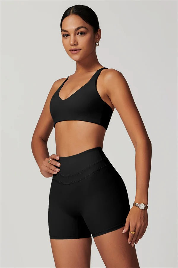 High-Waisted Contour Performance Shorts