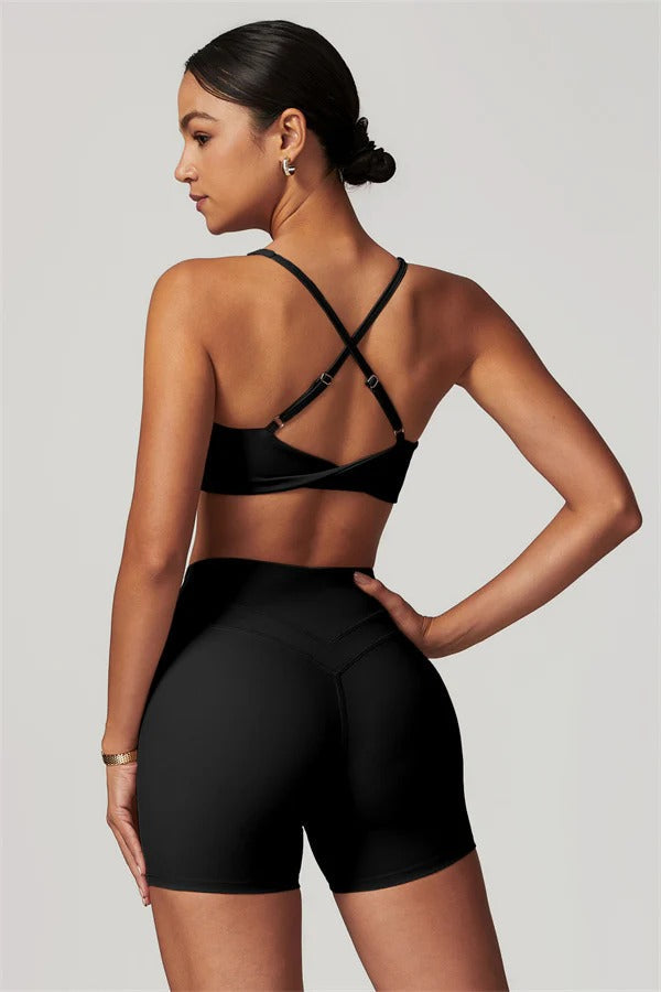 High-Waisted Contour Performance Shorts