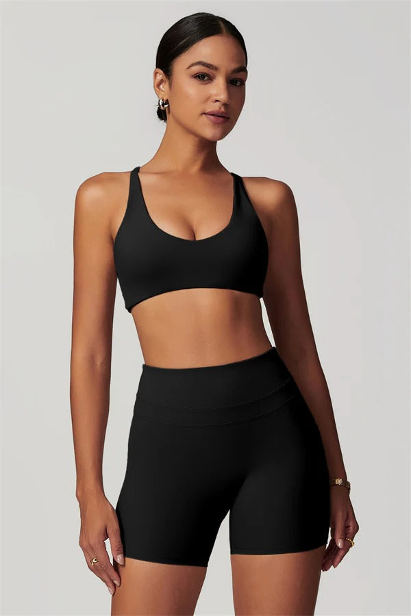 High-Waisted Contour Performance Shorts