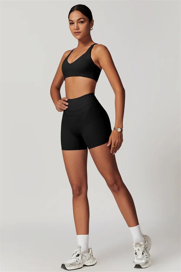 High-Waisted Contour Performance Shorts