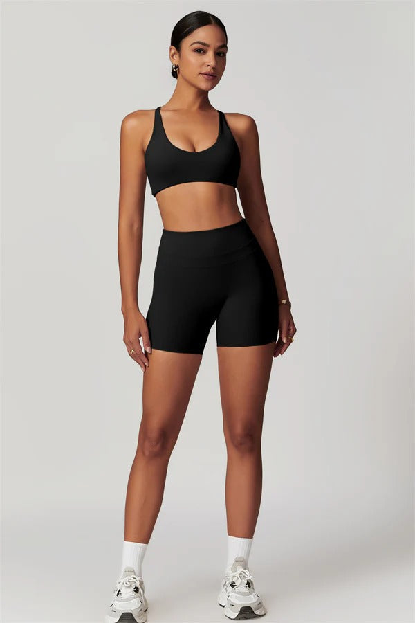 High-Waisted Contour Performance Shorts