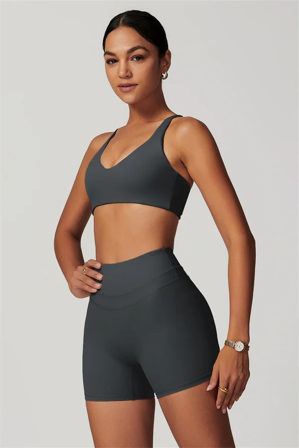 High-Waisted Contour Performance Shorts