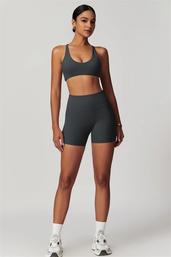 High-Waisted Contour Performance Shorts