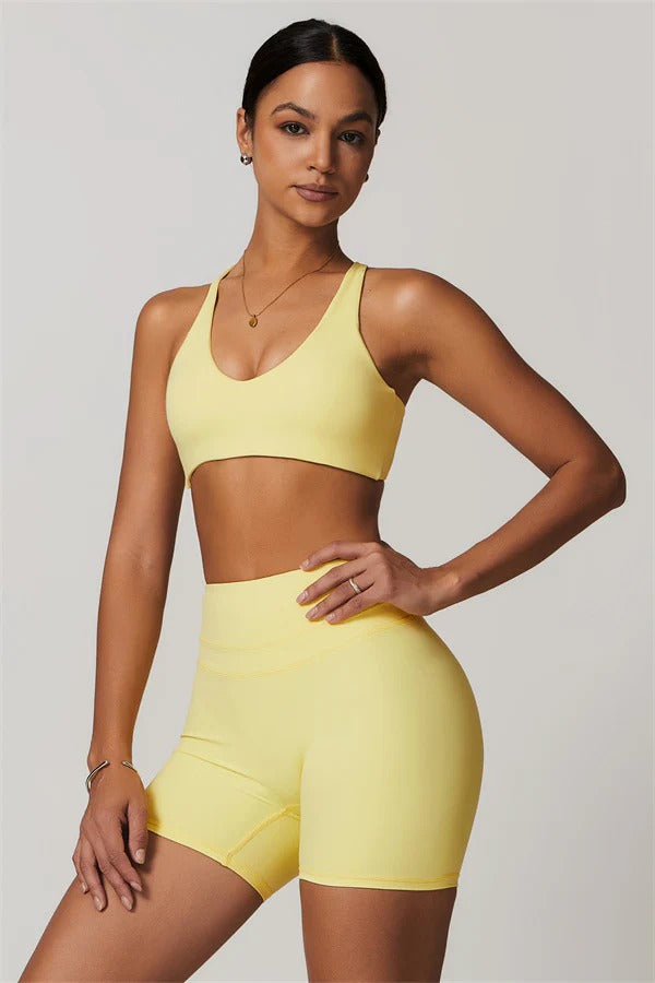 High-Waisted Contour Performance Shorts