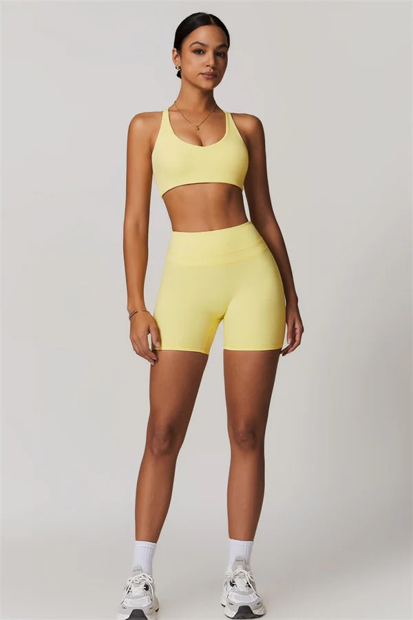 High-Waisted Contour Performance Shorts