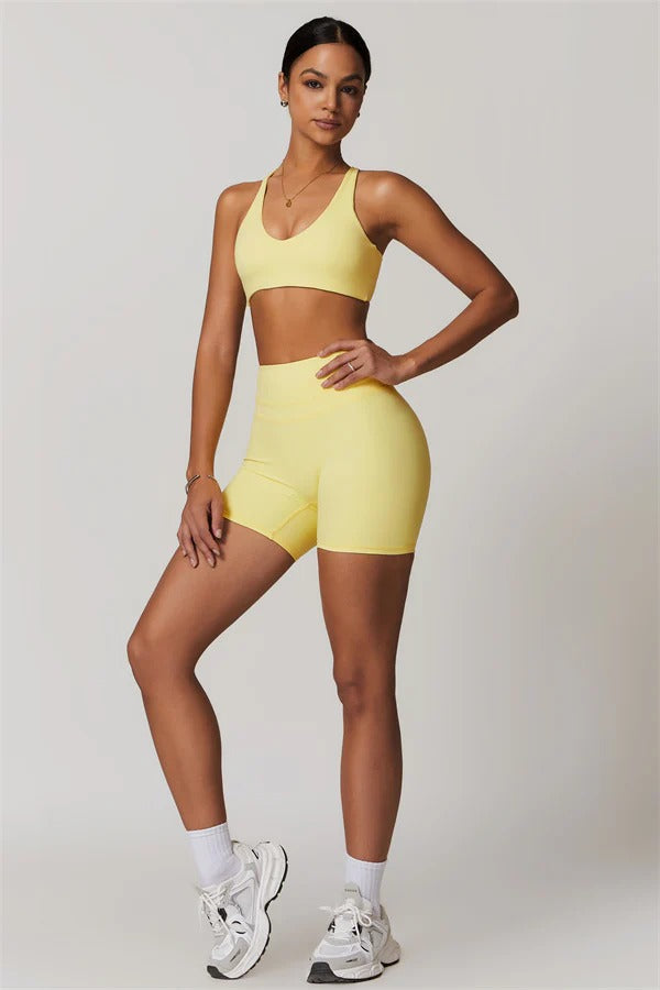 High-Waisted Contour Performance Shorts