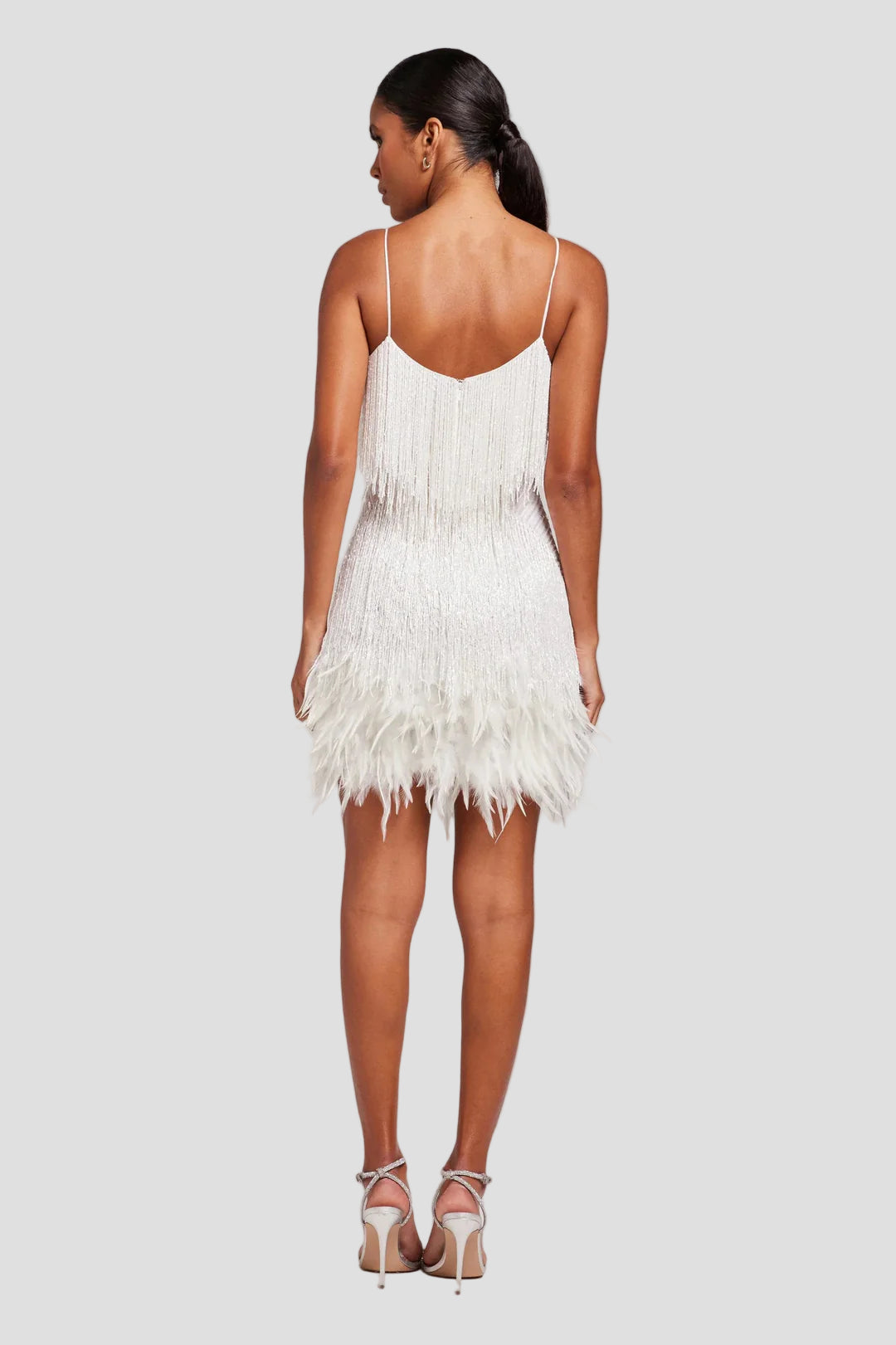 Feather Mini Dress for Women