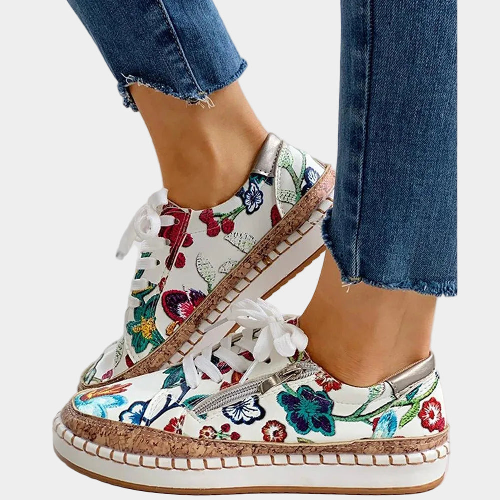 Comfortable and Supportive Floral Shoes