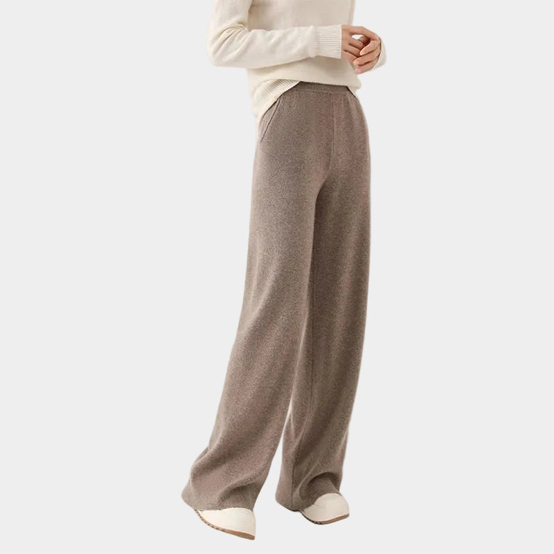 Merino Wool Wide-Leg Sweatpants
