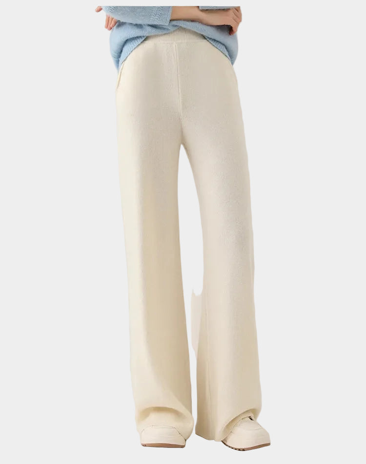 Merino Wool Wide-Leg Sweatpants