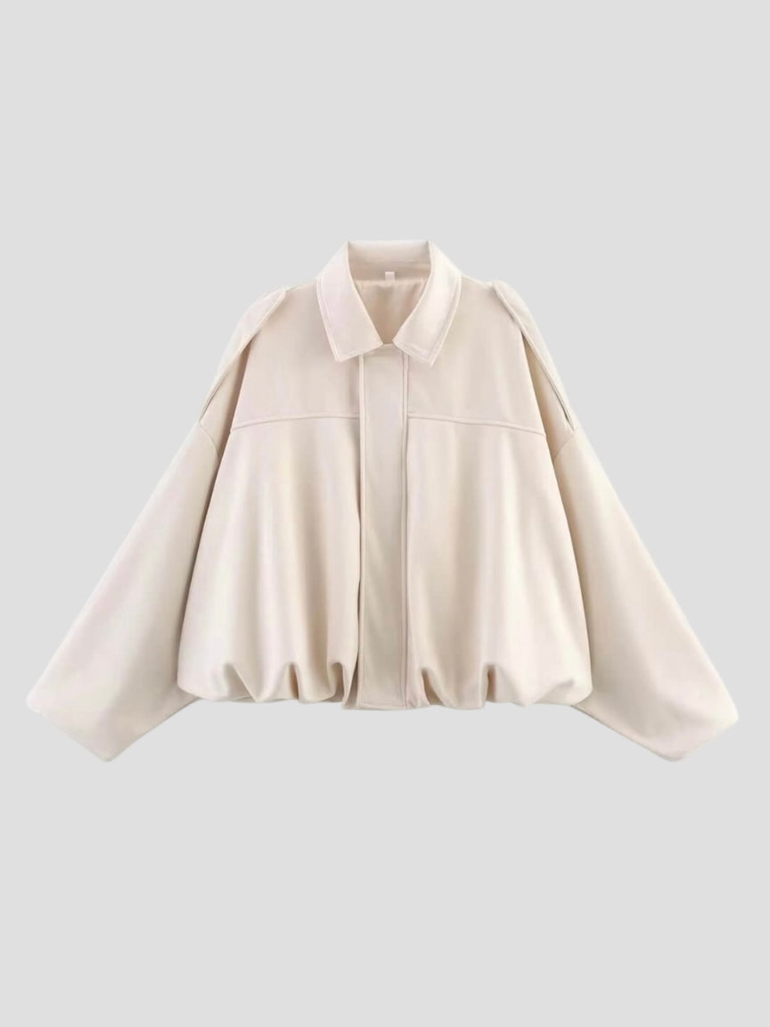 Faux Suede Bomber Jacket