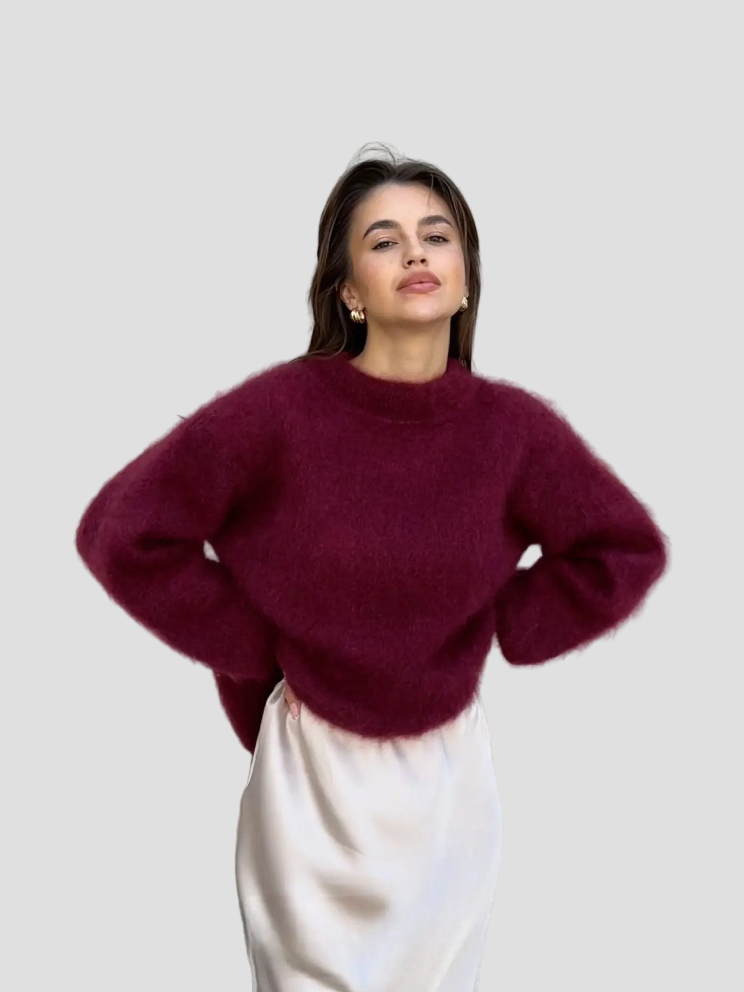 Soft Mohair Oversized Sweater for Women