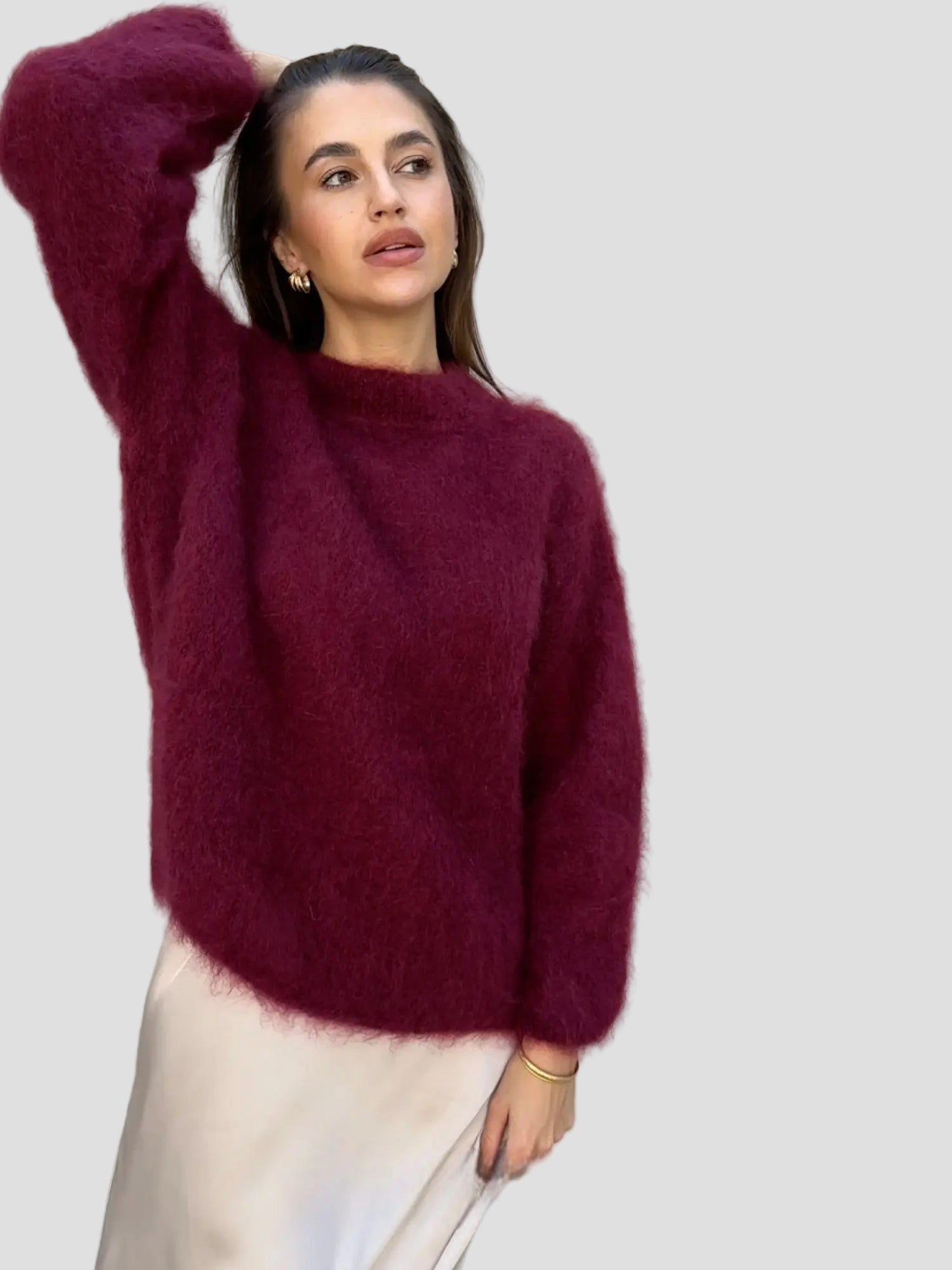 Soft Mohair Oversized Sweater for Women