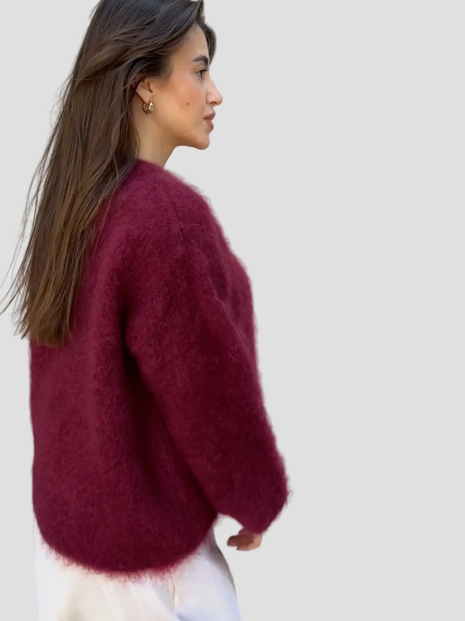 Soft Mohair Oversized Sweater for Women
