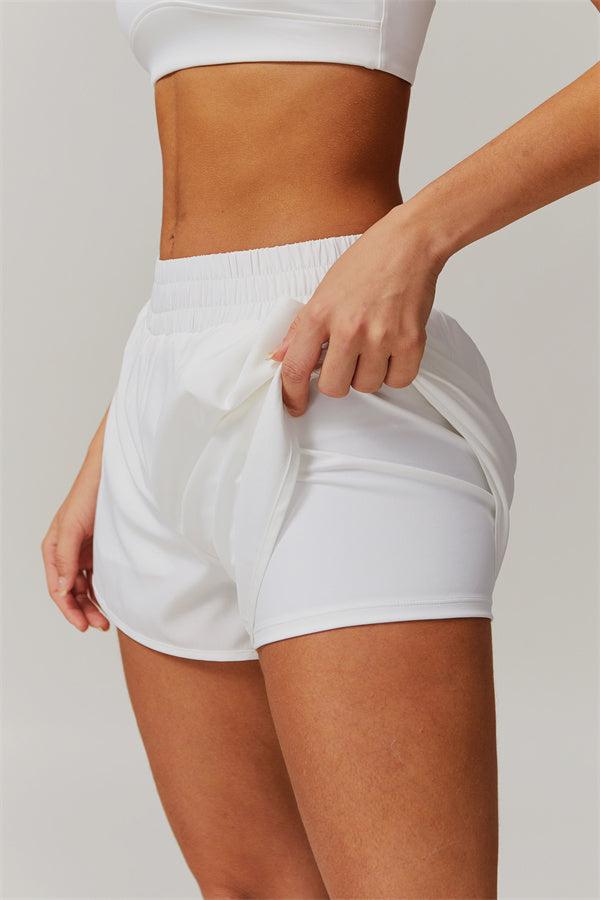 Strappy Back Sports Bra & Shorts 2-Piece Set