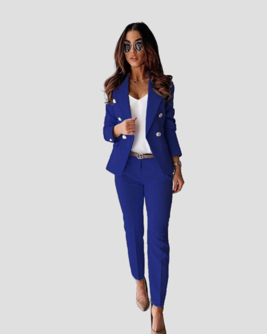 Women’s Blazer & Trouser Set – Chic Two-Piece Suit