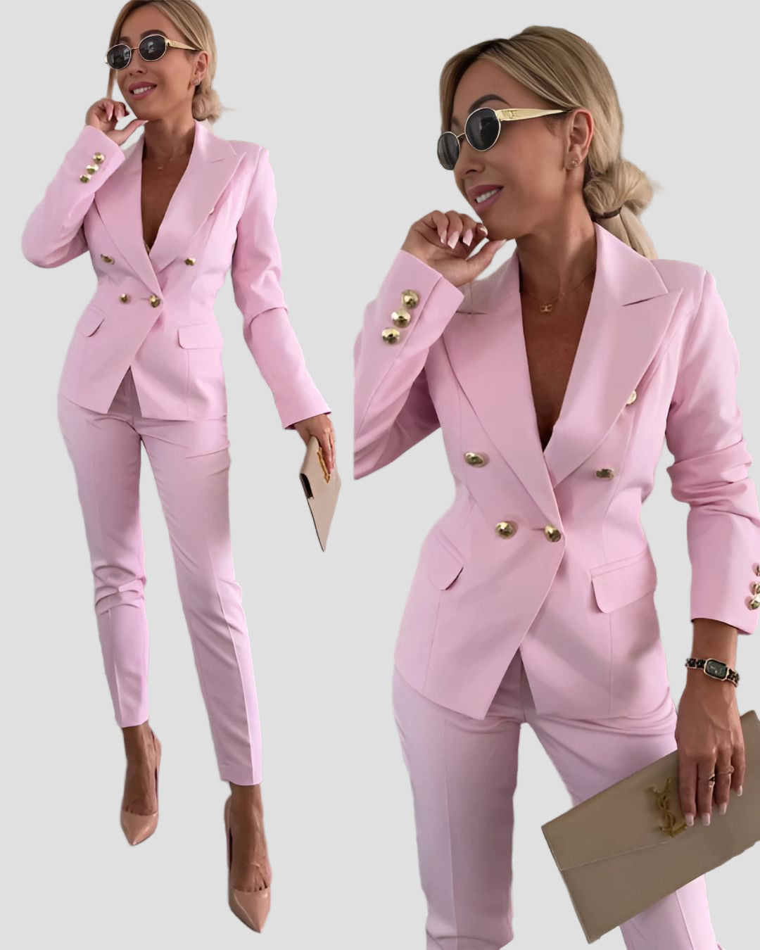 Women’s Blazer & Trouser Set – Chic Two-Piece Suit