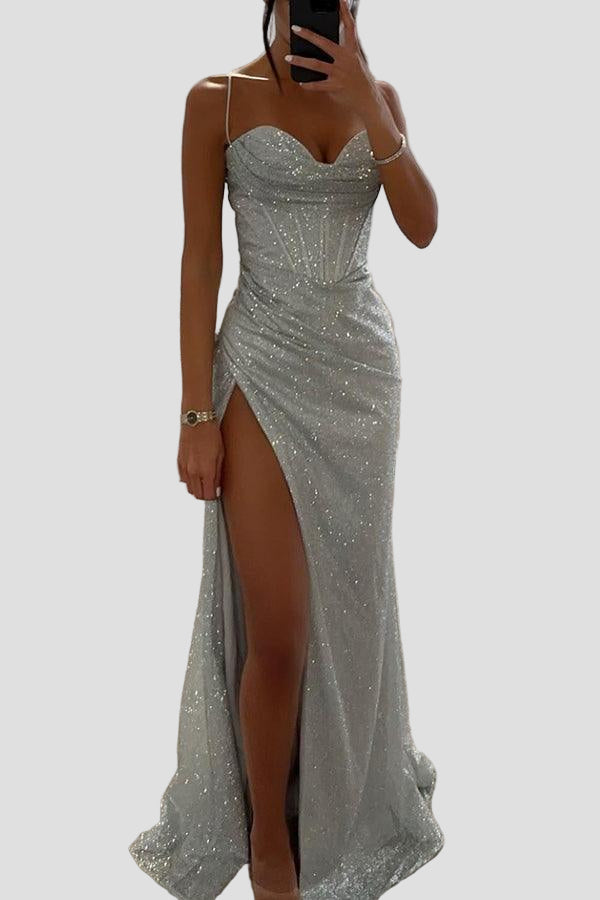 Women's Chique Maxi Dress with Corset Top