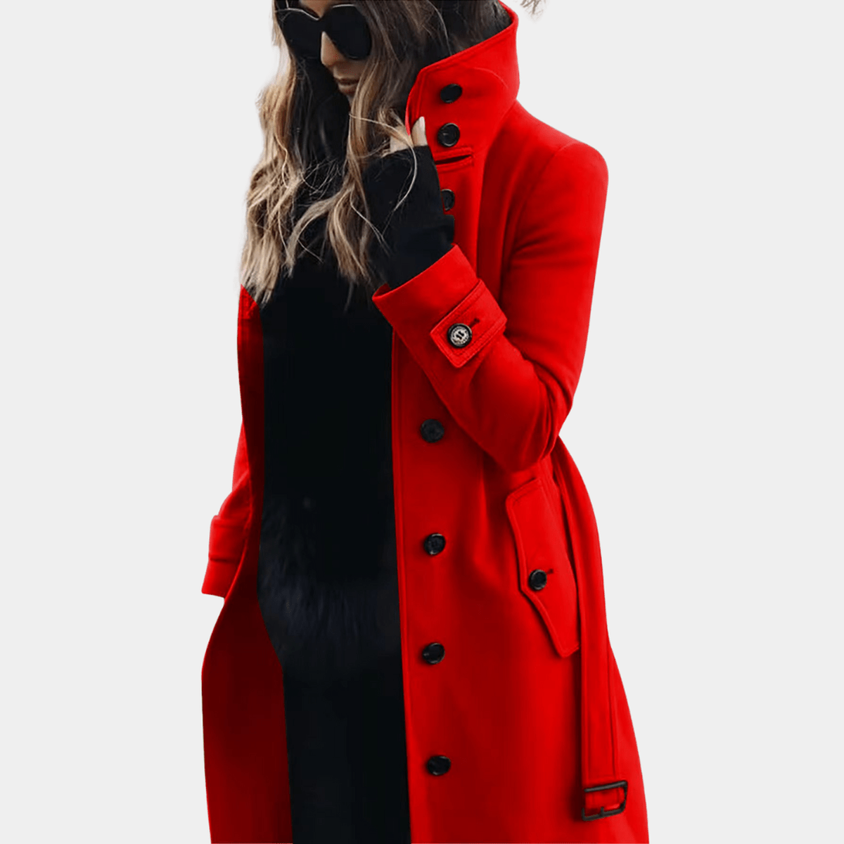 Women's Warm Trench Coat – Elegant Tailored Fit for Stylish Comfort, Perfect Winter Coat for All Occasions 2
