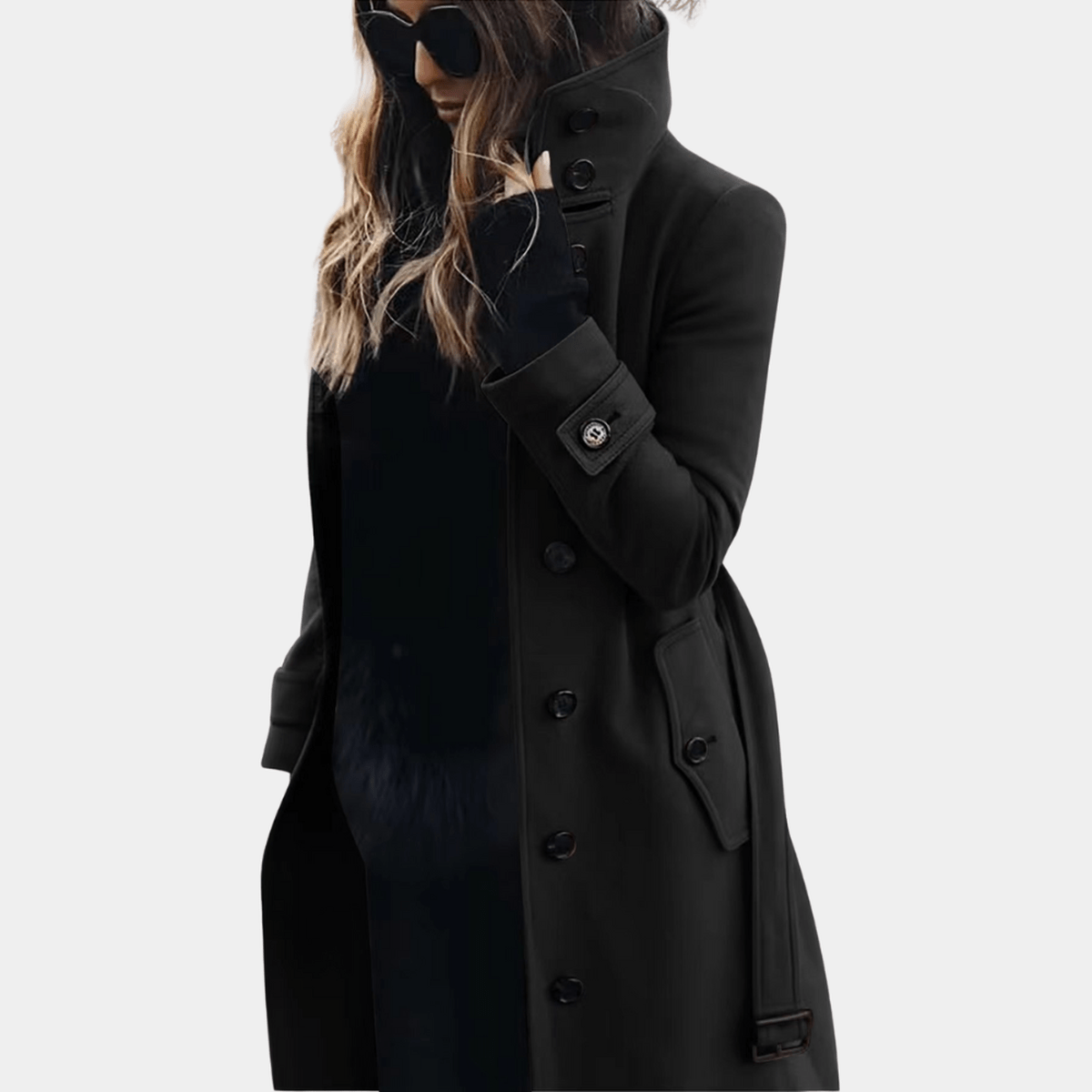 Women's Warm Trench Coat – Elegant Tailored Fit for Stylish Comfort, Perfect Winter Coat for All Occasions 3