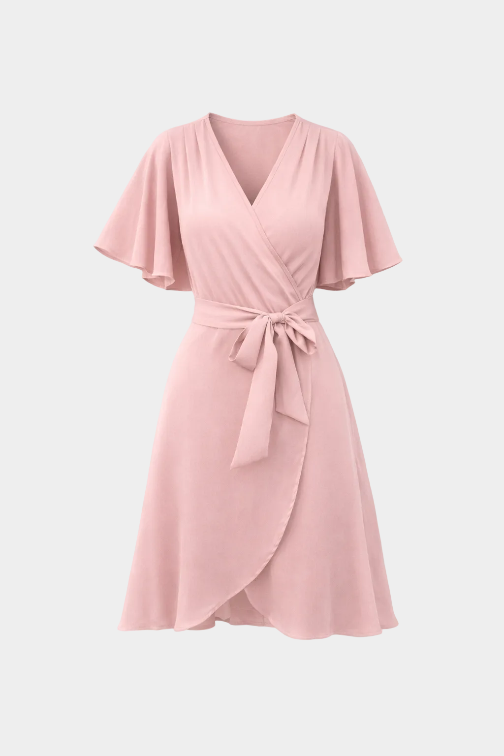 Wrap Summer Dress in pastel colours