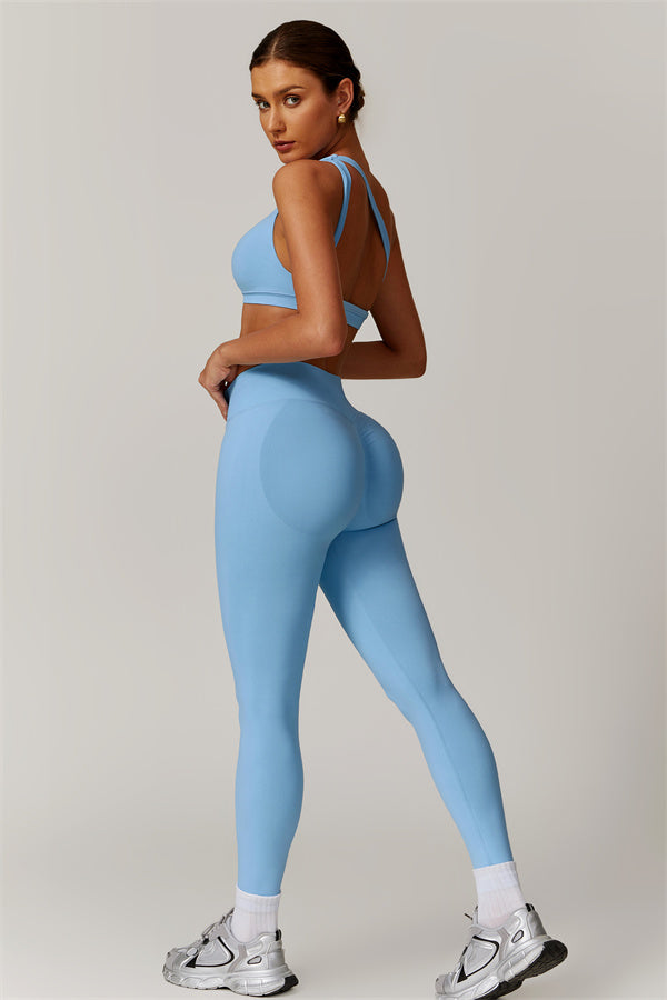 Asymmetrical Cutout One-Shoulder Sports Bra