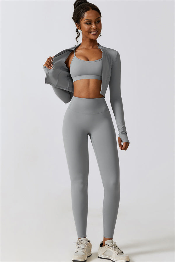 Seamless Performance Activewear 3-Piece Set