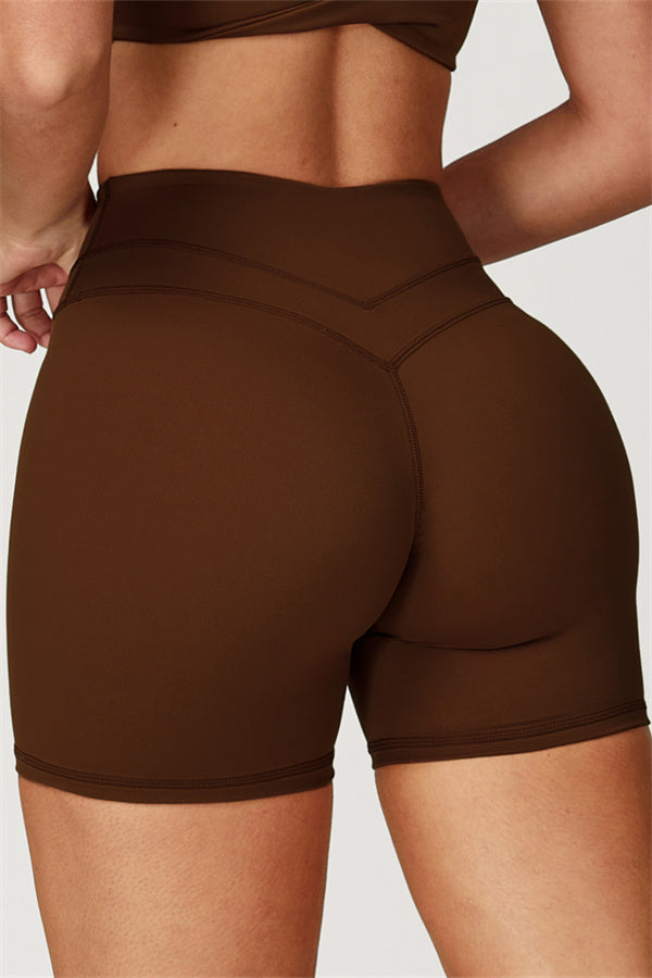 High-Waisted Contour Performance Shorts