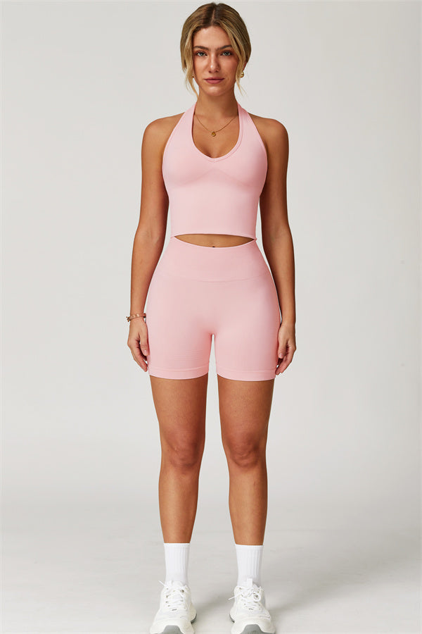 SculptFit Cut-Out Halter Top