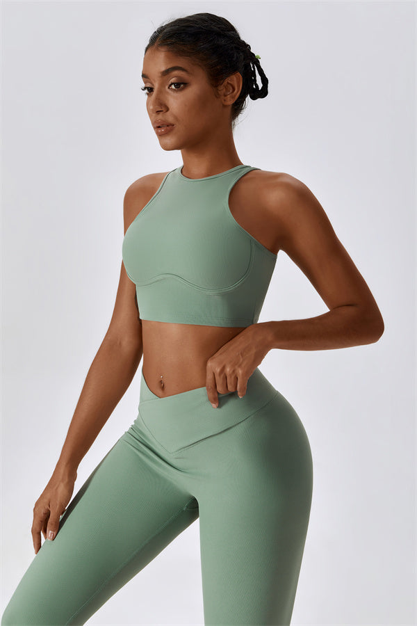 Flared High-Waist Sculpt Leggings