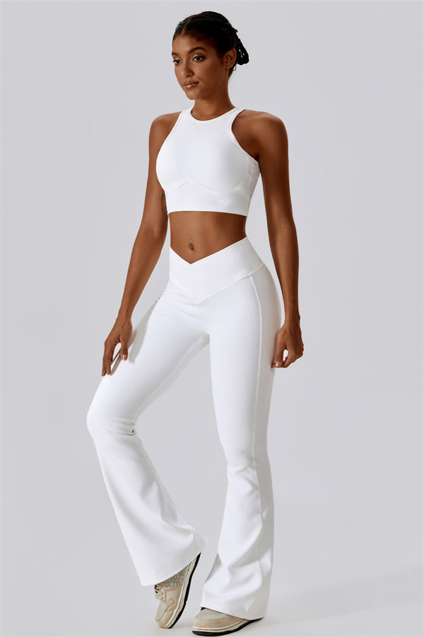 Flared High-Waist Sculpt Leggings