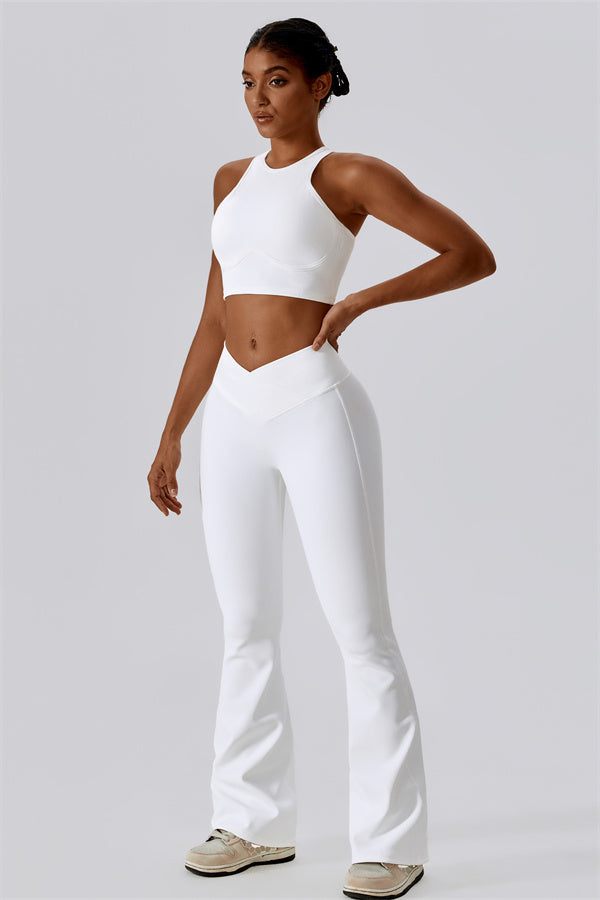 Flared High-Waist Sculpt Leggings
