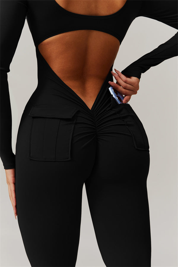 Curve-Enhancing Utility Jumpsuit