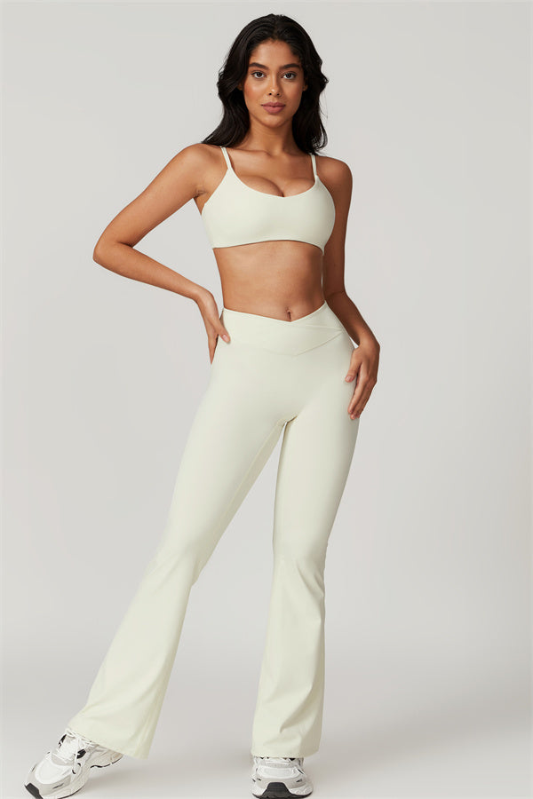 Flared High-Waist Sculpting Leggings